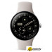 Умные часы Google Pixel Watch 4 45 мм (глянцевый серебристый/фарфор, спортивный си