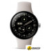 Умные часы Google Pixel Watch 4 41 мм (глянцевый серебристый/фарфор, спортивный си