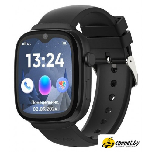 Детские умные часы Elari KidGram 4G (черный)