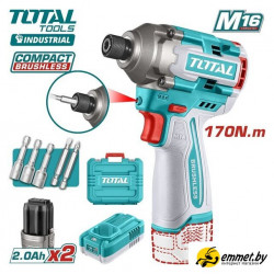 Винтоверт Total TIRLI16178 (с 2-мя АКБ, кейс)
