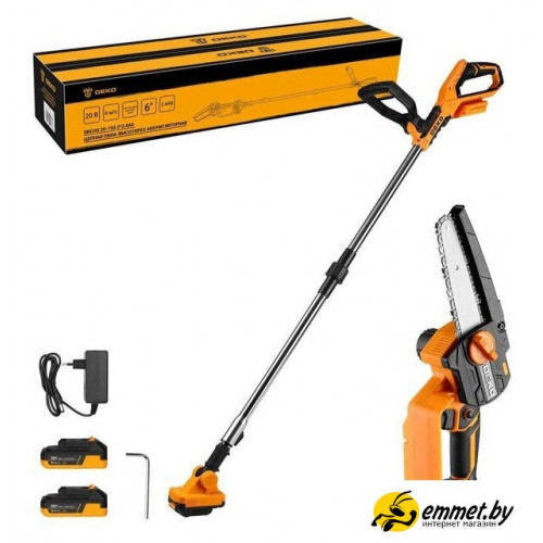 Высоторез Deko DKCHS 20-150 063-4482 (с 2-мя АКБ)