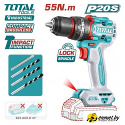 Ударная дрель-шуруповерт Total TIDLI205581 (без АКБ)