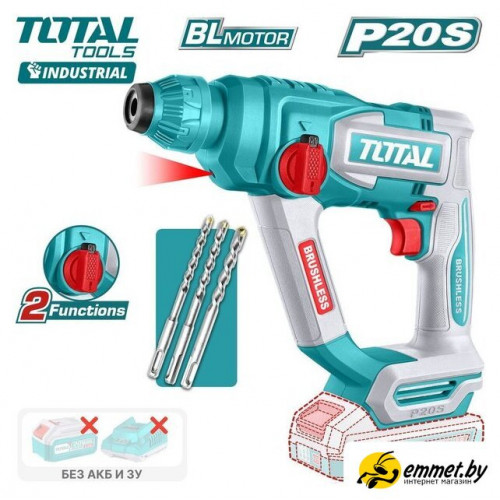 Перфоратор Total TRHLI20188 (без АКБ)