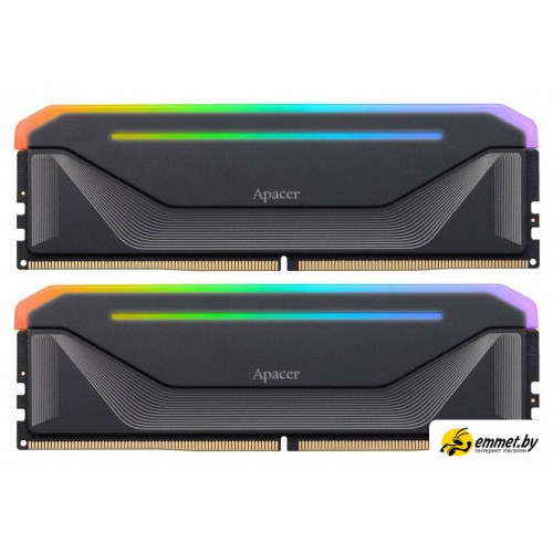 Оперативная память Apacer NOX RGB 2x32ГБ DDR5 6400 МГц AH5U64G64C552NBAA-2 Оперативная память Apacer NOX RGB 2x32ГБ DDR5 6400 МГц AH5U64G64C552NBAA-2