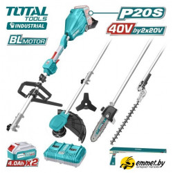 Комбимотор Total TSTLI2040386 (с 2-мя АКБ)