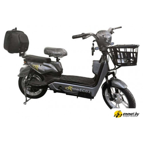 Электроскутер NOVA EC03 (серый, без цепи)
