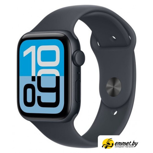 Умные часы Apple Watch SE 3 44 мм (алюминиевый корпус, полуночный/полуночный, спо