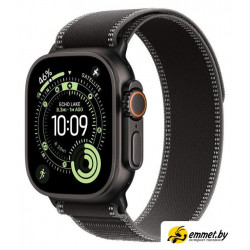 Умные часы Apple Watch Ultra 3 LTE 49 мм (титановый корпус, черный/черный, нейлон