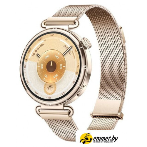 Умные часы Huawei Watch GT 6 41 мм (золотистый, с золотистым миланским браслетом,
