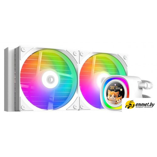 Система жидкостного охлаждения для процессора ID-Cooling FX240 LCD White