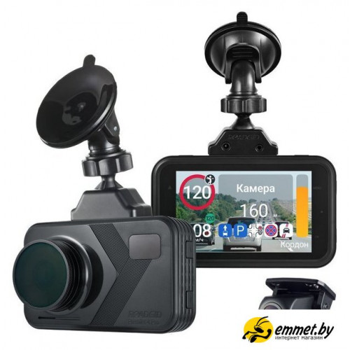 Видеорегистратор-радар детектор-GPS информатор (3в1) Roadgid Premier 4 2CH (set 2)