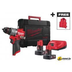 Ударная дрель-шуруповерт Milwaukee M12 FPD2MC-602X 4933499463 (с 2-мя АКБ, кейс)