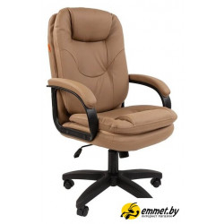 Офисное кресло CHAIRMAN 668LT N (черный пластик/экопремиум бежевый)