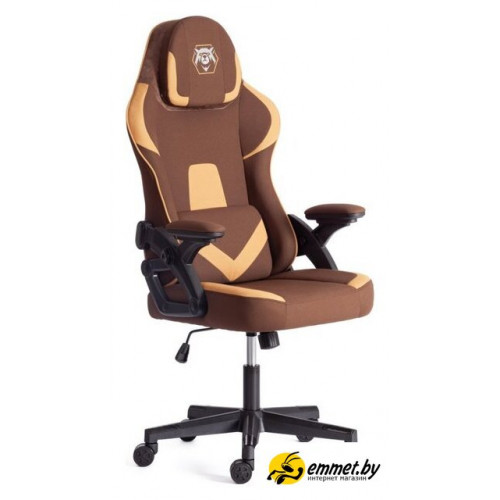 Игровое (геймерское) кресло TetChair iBear ткань (коричнево-бежевый)