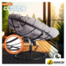 Офисное кресло TetChair Cloude Home (рогожка серо-бежевый)