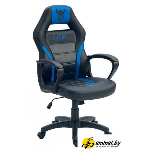 Игровое (геймерское) кресло FLOKY Vibe Blue-Black