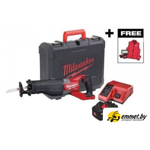 Сабельная пила Milwaukee M18 FSXMC-801C 4933499455 (с 1-им АКБ, кейс)