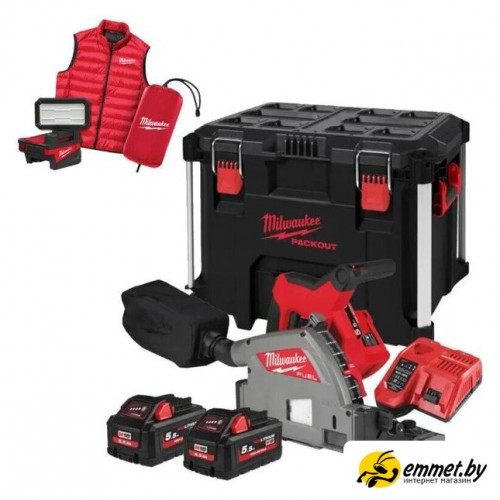 Дисковая погружная Milwaukee M18 FPS55MC-552P 4933499456 (с 2-мя АКБ, кейс)