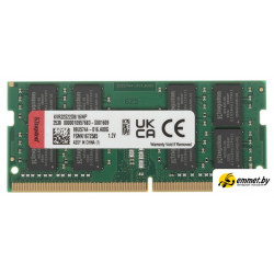 Оперативная память Kingston 16ГБ DDR4 SODIMM 3200 МГц KVR32S22D8/16WP