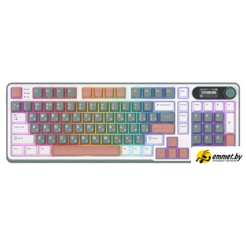 Клавиатура Royal Kludge RK-S98 RGB Clay Green (RK Pale Green)