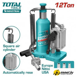 Бутылочный домкрат Total THT109126 12т