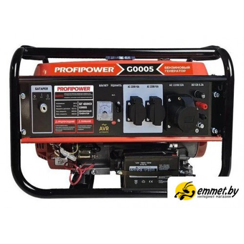 Бензиновый генератор Profipower БГ-6500Э