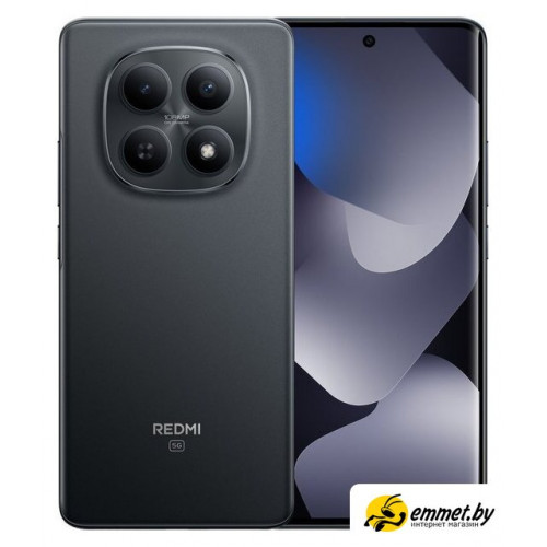 Телефон Xiaomi Redmi Note 15 5G 8GB/256GB международная версия (черный)