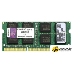 Оперативная память Kingston ValueRAM 8GB DDR3 SO-DIMM PC3-12800 (KVR16S11/8)