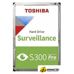 Жесткий диск Toshiba S300 Pro Surveillance 10TB HDWTA1AUZSVA