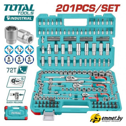 Универсальный набор инструментов Total THTS082016 (201 предмет)