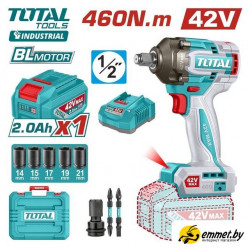 Гайковерт Total TIWLI42461 (с 1-им АКБ, кейс)