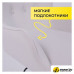 Офисное кресло AksHome Bella Chrome (Kiton 701 Antarctica/велюр/белый антарктида)