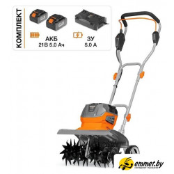 Мотокультиватор аккумуляторный Daewoo Power DAT 3542Li Set (с 2-мя АКБ)