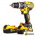 Ударная дрель-шуруповерт DeWalt DCD796P2 (с 2-мя АКБ 5 Ah)