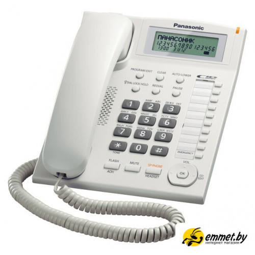 Проводной телефон Panasonic KX-TS2388RUW (белый)