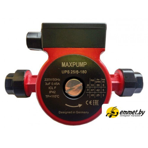Циркуляционный насос Maxpump UPS 25/6-180
