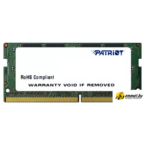 Оперативная память Patriot Signature Line 16GB DDR4 SODIMM PC4-19200 PSD416G24002S