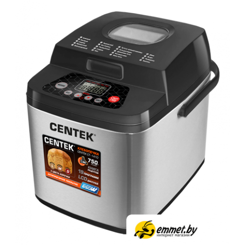 Хлебопечка CENTEK CT-1410 (черный)