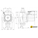 Циркуляционный насос Wilo TOP-Z 30/7 (3~400 V, PN 10, RG)