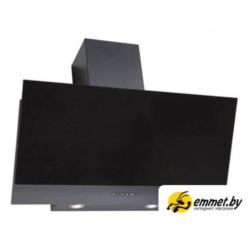 Кухонная вытяжка Elikor Рубин S4 90П-700-Э4Д (антрацит/черное стекло)