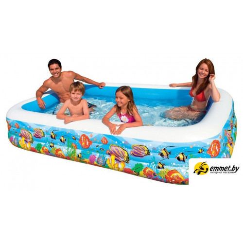 Надувной бассейн Intex Swim Center Tropical Reef 305x183x56 (58485)