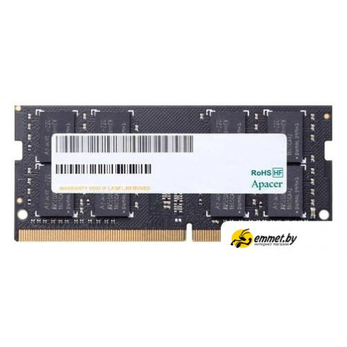 Оперативная память Apacer 8GB DDR4 SODIMM PC4-21300 AS08GGB26CQYBGH Оперативная память Apacer 8GB DDR4 SODIMM PC4-21300 AS08GGB26CQYBGH