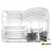 Встраиваемая посудомоечная машина Hotpoint HSIC 3T127 C