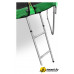 Батут Happy Jump 8ft Pro 252 см с внешней сеткой и лестницей