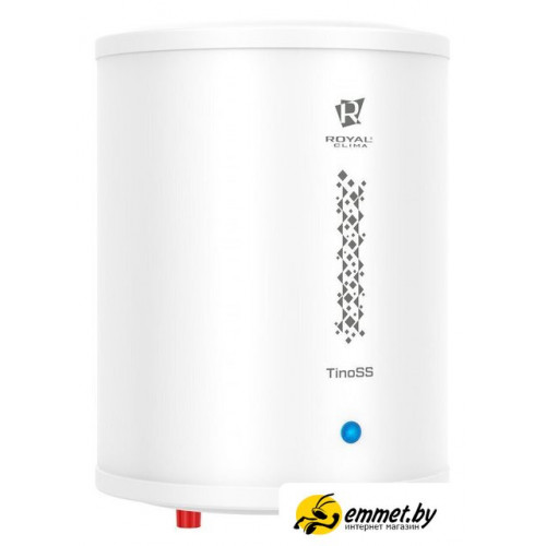Накопительный электрический водонагреватель над мойкой Royal Clima TinoSS RWH-TS10-RS
