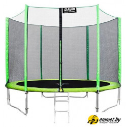 Батут Alpin 3.12 м с защитной сеткой и лестницей