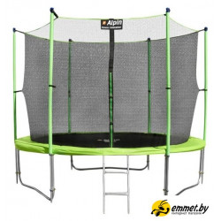 Батут Alpin Inside 3.12 м с защитной сеткой и лестницей