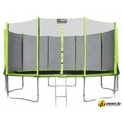 Батут Alpin 4.90 м с защитной сеткой и лестницей