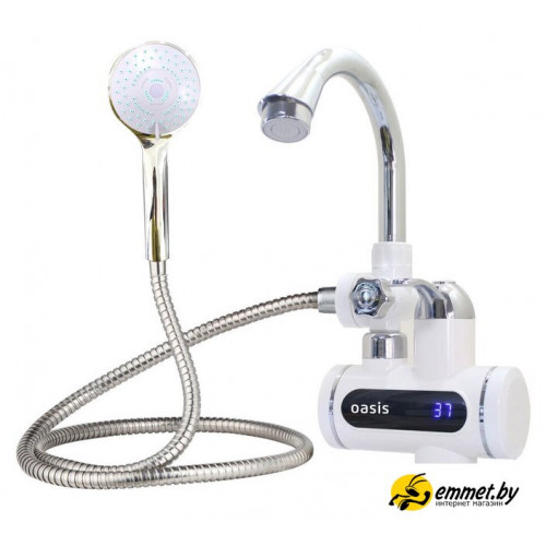 Проточный электрический водонагреватель кран+душ Oasis EP-3