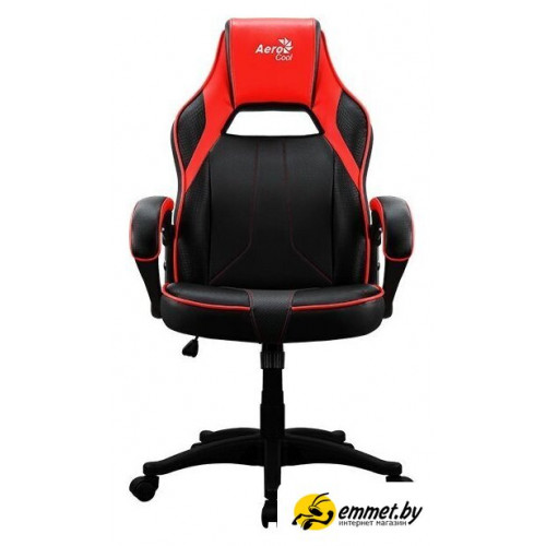 Игровое (геймерское) кресло AeroCool AC40C AIR (черный/красный)